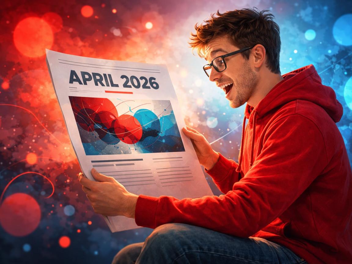 Man with page showing an article with prominent date