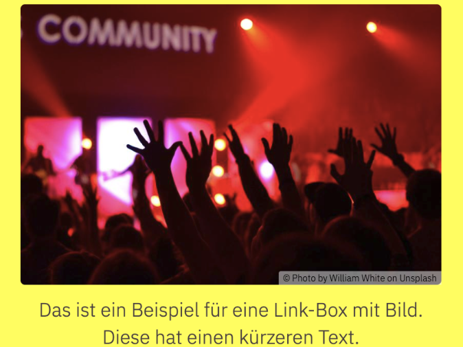 Linkbox mit Bild